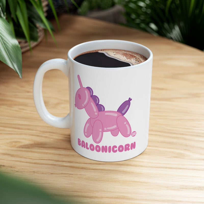 Load image into Gallery viewer, Pink Balloon Unicorn Design Coffee Mug
