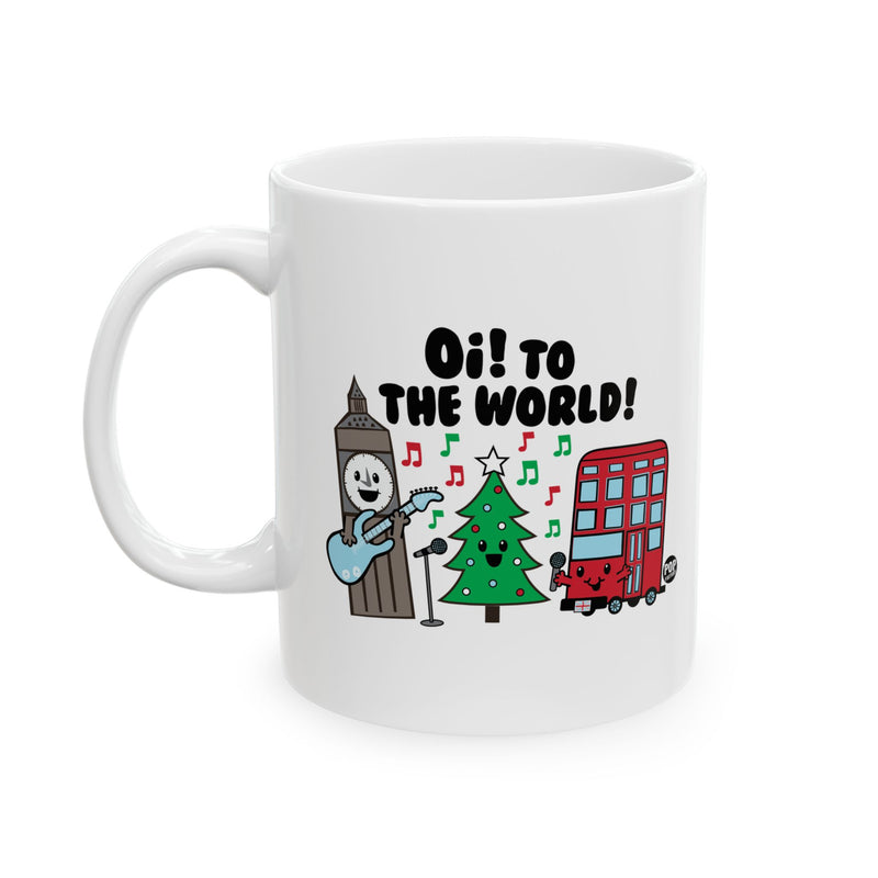 Load image into Gallery viewer, Uk - Oi To The World Xmas Mug
