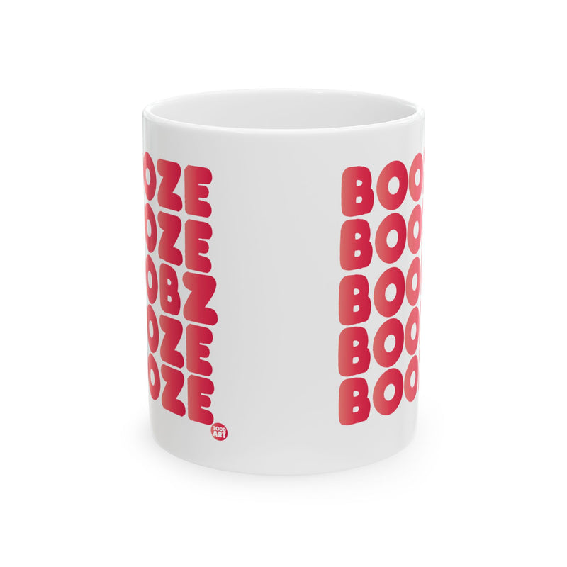 Load image into Gallery viewer, Booze Boobz Coffee Mug, Funny Booze Mug
