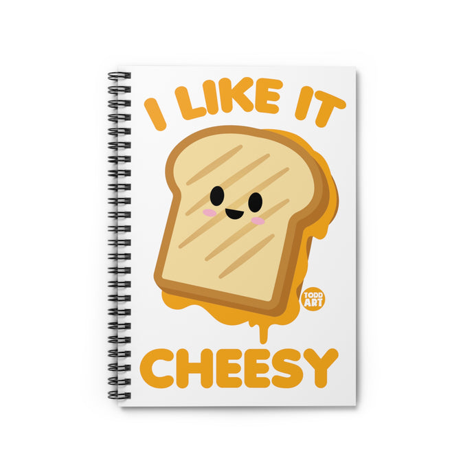 I Like it Cheesy Spiral Notebook - Ruled Line