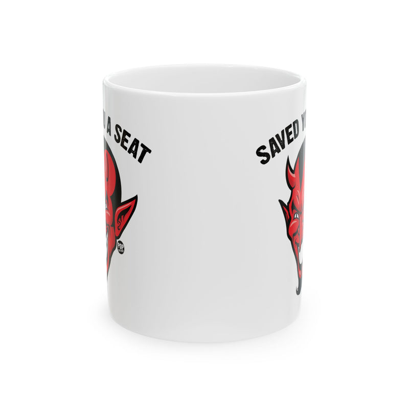 Load image into Gallery viewer, Saved You A Seat Devil Mug
