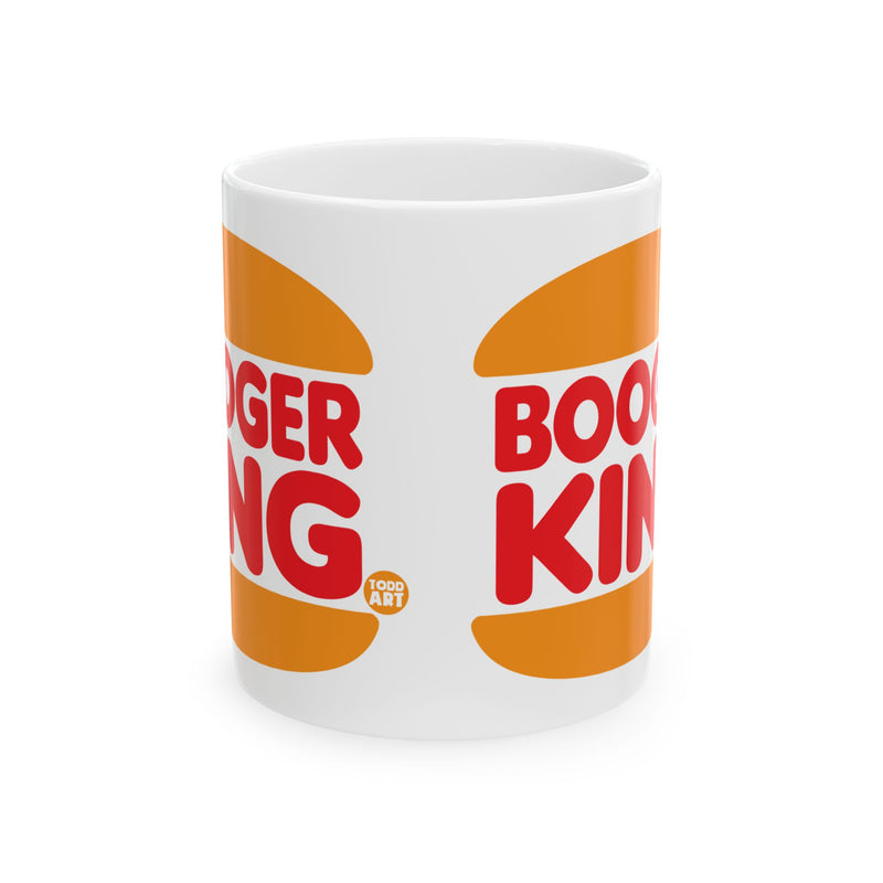 Load image into Gallery viewer, Booger King Coffee Mug, Funny Burger King Meme Mug
