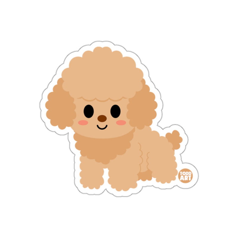 Load image into Gallery viewer, Cute Cartoon Poodle Puppy Sticker Todd Art Design Sticker
