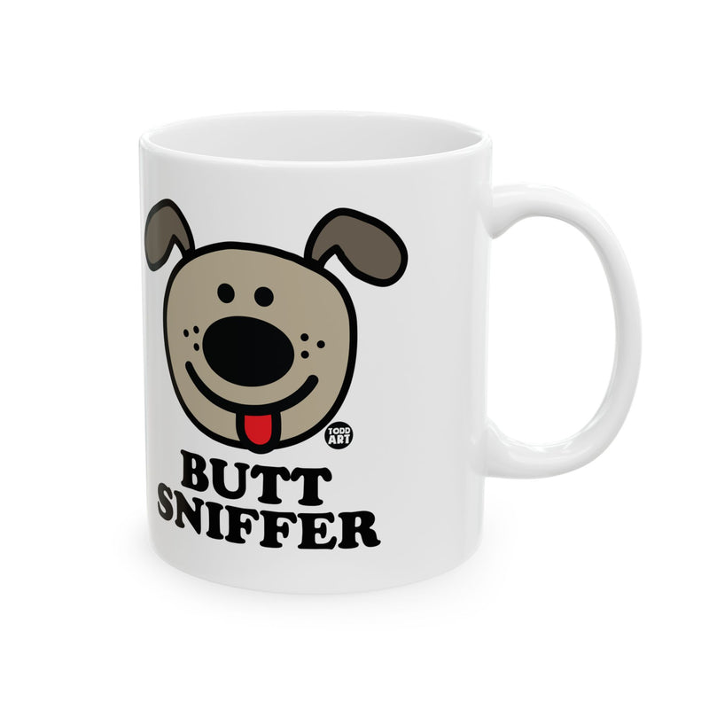 Load image into Gallery viewer, Butt Sniffer Coffee Mug, Funny Dog Mug
