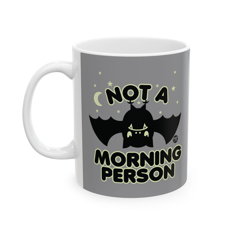 Load image into Gallery viewer, Not A Morning Person Bat Mug
