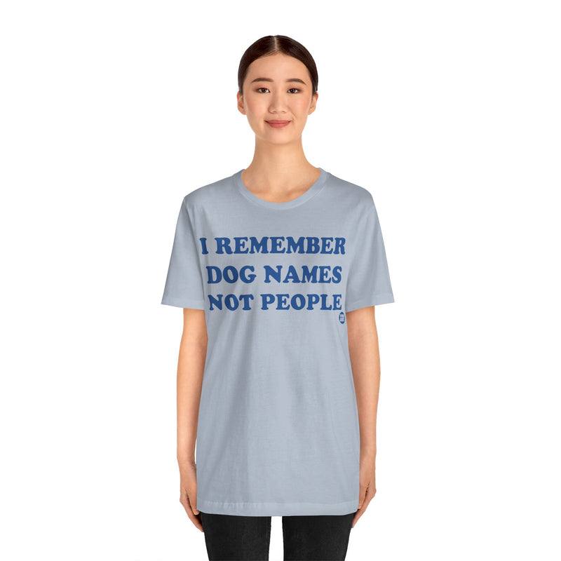 Load image into Gallery viewer, I Remember Dog Names Unisex Jersey Short Sleeve Tee
