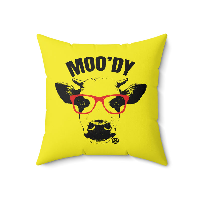 Load image into Gallery viewer, Moo&#39;dy Cow Pillow
