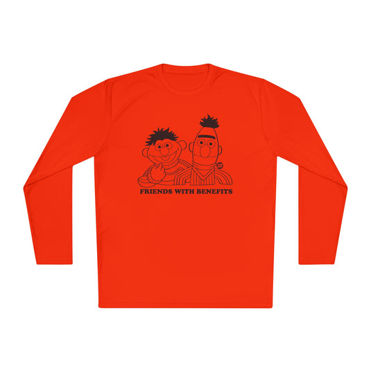 Friends with Benefits Long Sleeve Tee, Funny Friends Lightweight Long Sleeve Tee