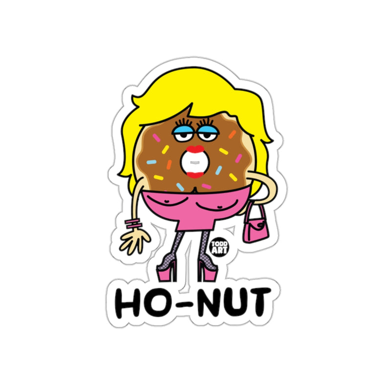 Load image into Gallery viewer, Ho-Nut Funny Doughnut Character Sticker
