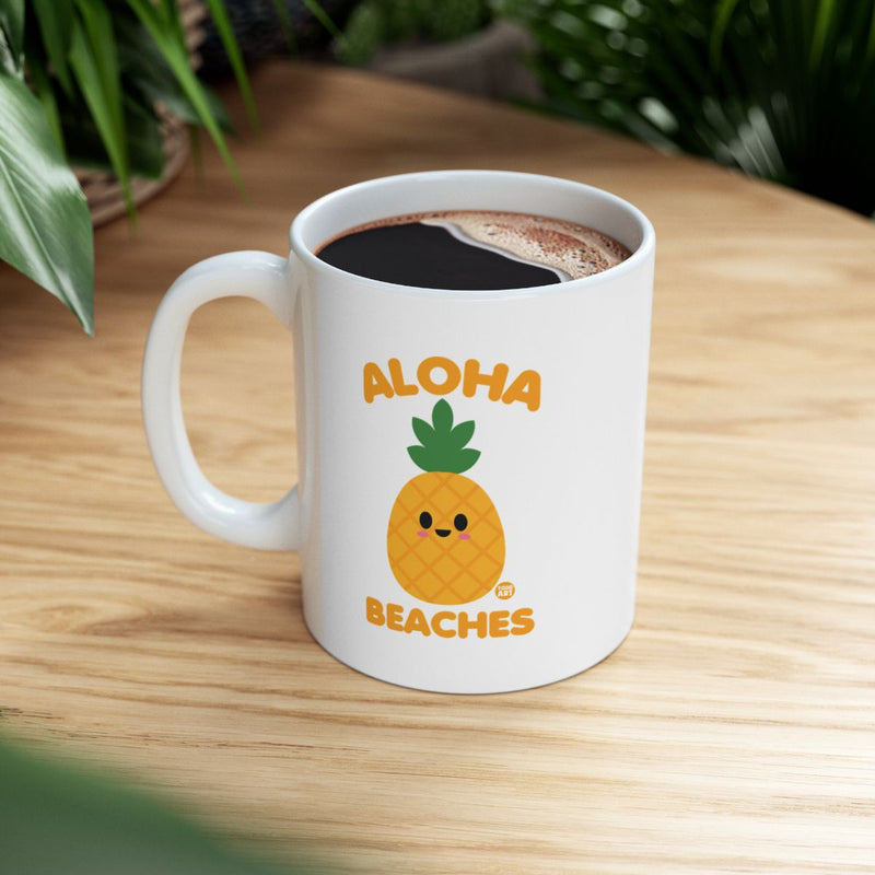 Load image into Gallery viewer, Cute Aloha Beaches Pineapple Coffee Mug Fun Gift
