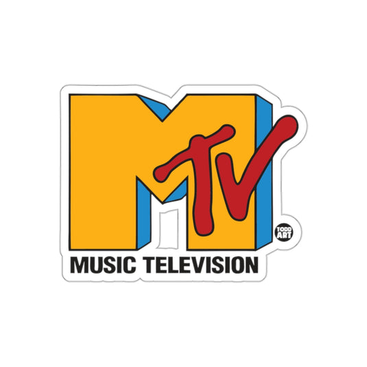 MTV Logo Music Television Throwback Style sticker