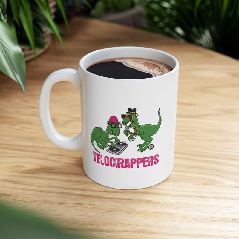 Load image into Gallery viewer, Velocirappers Dinosaur Coffee Mug Fun Gift
