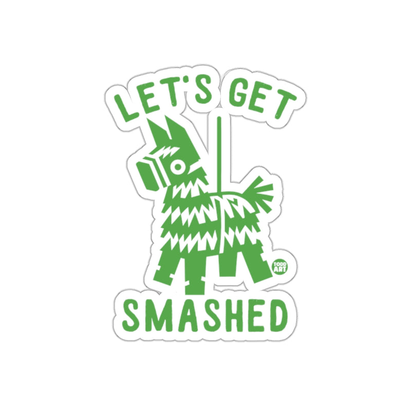 Load image into Gallery viewer, Let's Get Smashed Pinata Sticker Fun Fiesta Decor
