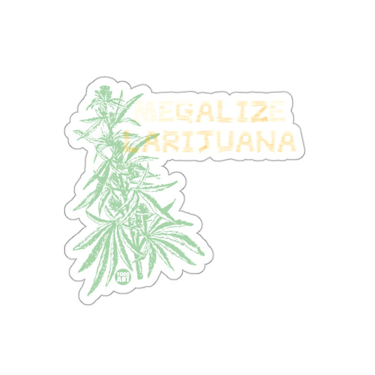Legalize Marijuana Plant Image Sticker Product