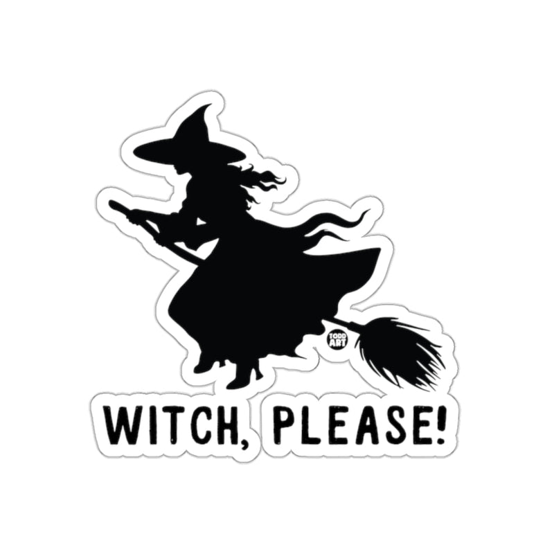 Load image into Gallery viewer, Witch Please Flying Witch Sticker For Halloween Fun
