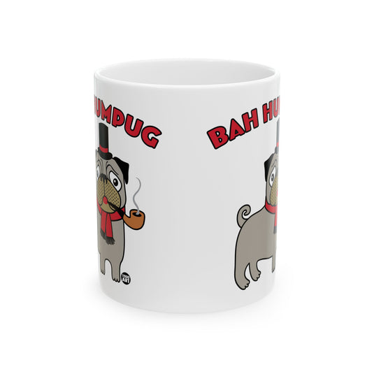 Bah Humbug Pug Mug, Bah Humpug Mug, Cute Pug Christmas Mug