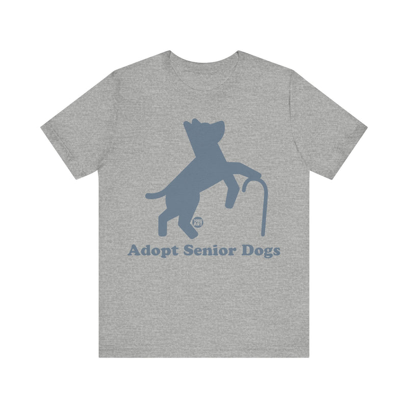 Load image into Gallery viewer, Adopt Senior Dogs Unisex Jersey Short Sleeve Tee
