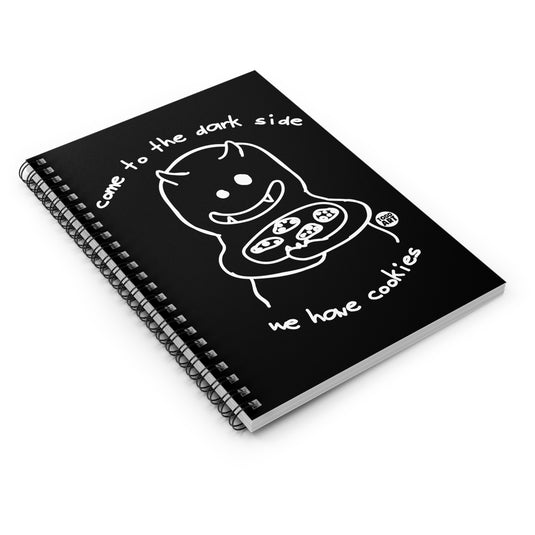 Darkside Cookies Notebook Spiral Notebook - Ruled Line