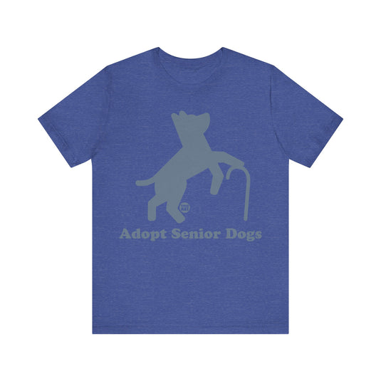 Adopt Senior Dogs Unisex Jersey Short Sleeve Tee