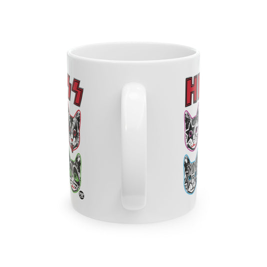 Hiss Kiss Cats Mug