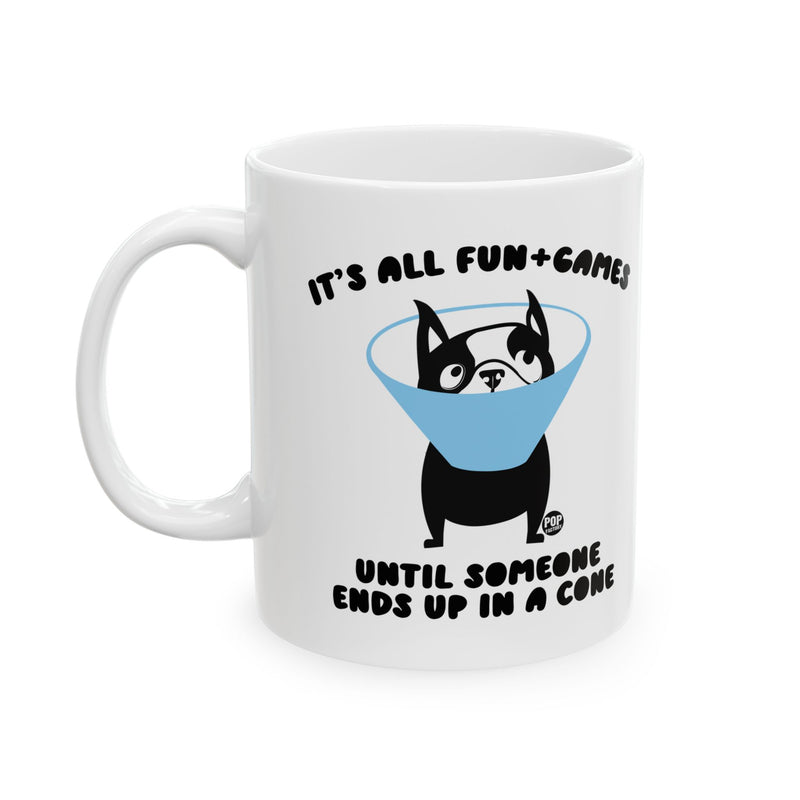 Load image into Gallery viewer, Fun And Games Dog Cone Mug
