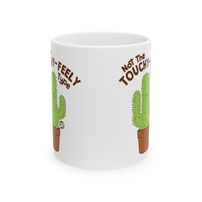 Not Touchy feely cactus Mug, Funny Mugs for Him, Sarcastic Mens Mug, Funny Coffee Mug Men