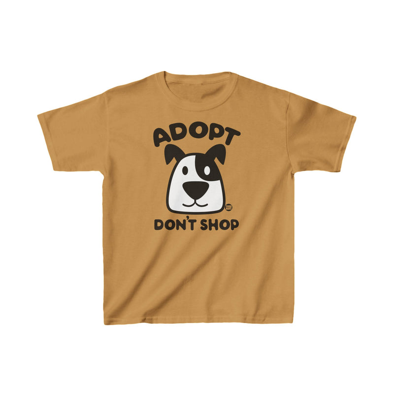 Load image into Gallery viewer, Adopt Don&#39;t Shop Dog Tee, Cute Dog Tshirt for Kids, Cute Kids Tees, Dog Shirt For Kids, Pet Adoption Kids Shirt
