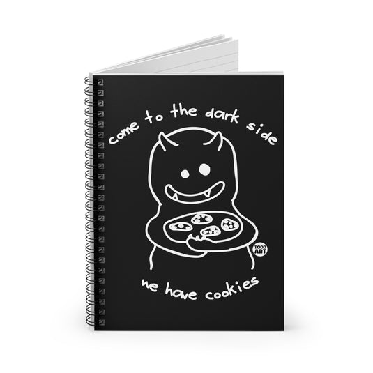 Darkside Cookies Notebook Spiral Notebook - Ruled Line