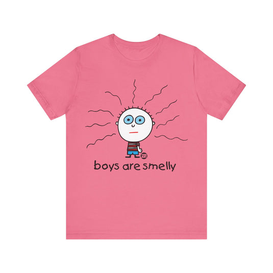 Boys are Smelly T Shirt, Funny Shirt for Her, Ladies Funny Tee, Sarcastic Shirt for Moms, Funny Lesbian Shirt