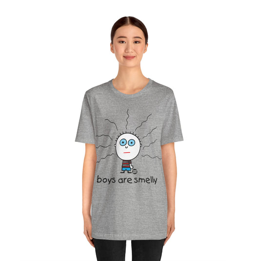 Boys are Smelly T Shirt, Funny Shirt for Her, Ladies Funny Tee, Sarcastic Shirt for Moms, Funny Lesbian Shirt