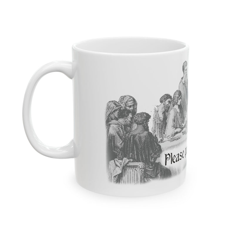 Load image into Gallery viewer, Please Pass Gravy Jesus Mug, Funny Mugs for Him, Sarcastic Mens Mug, Funny Coffee Mug Men
