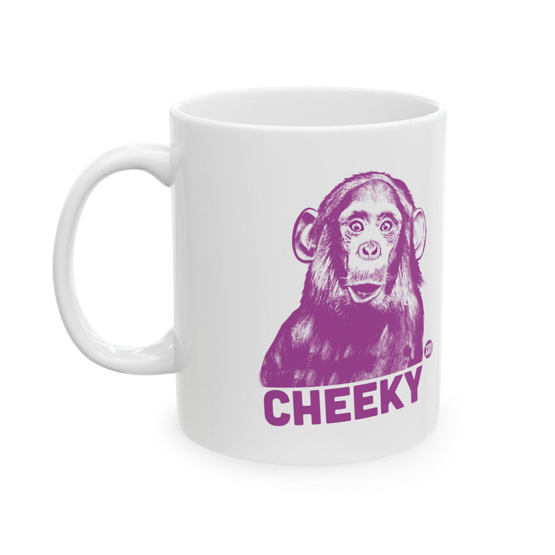 Load image into Gallery viewer, Cheeky Monkey Coffee Mug, Funny Monkey Coffee Mug, Cheeky Mugs
