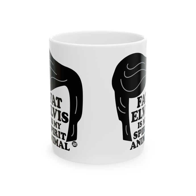 Fat Elvis Mug, Funny Mugs for Him, Sarcastic Mens Mug, Funny Coffee Mug Men