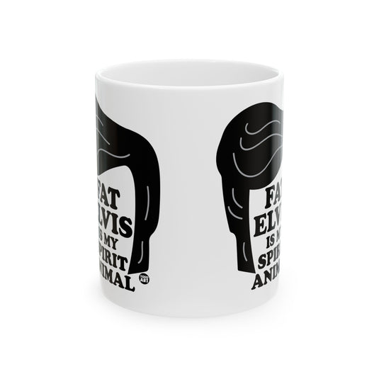 Fat Elvis Mug, Funny Mugs for Him, Sarcastic Mens Mug, Funny Coffee Mug Men