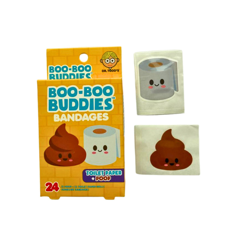 Load image into Gallery viewer, Boo-Boo Buddies Toilet Papeer and Poop Bandages
