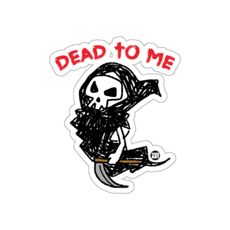Load image into Gallery viewer, Dead to Me Grim Reaper Todd Art Illustration sticker
