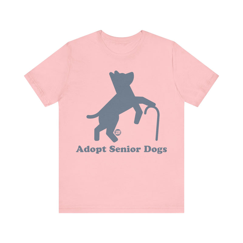 Load image into Gallery viewer, Adopt Senior Dogs Unisex Jersey Short Sleeve Tee
