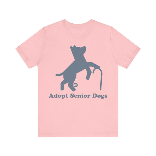 Adopt Senior Dogs Unisex Jersey Short Sleeve Tee