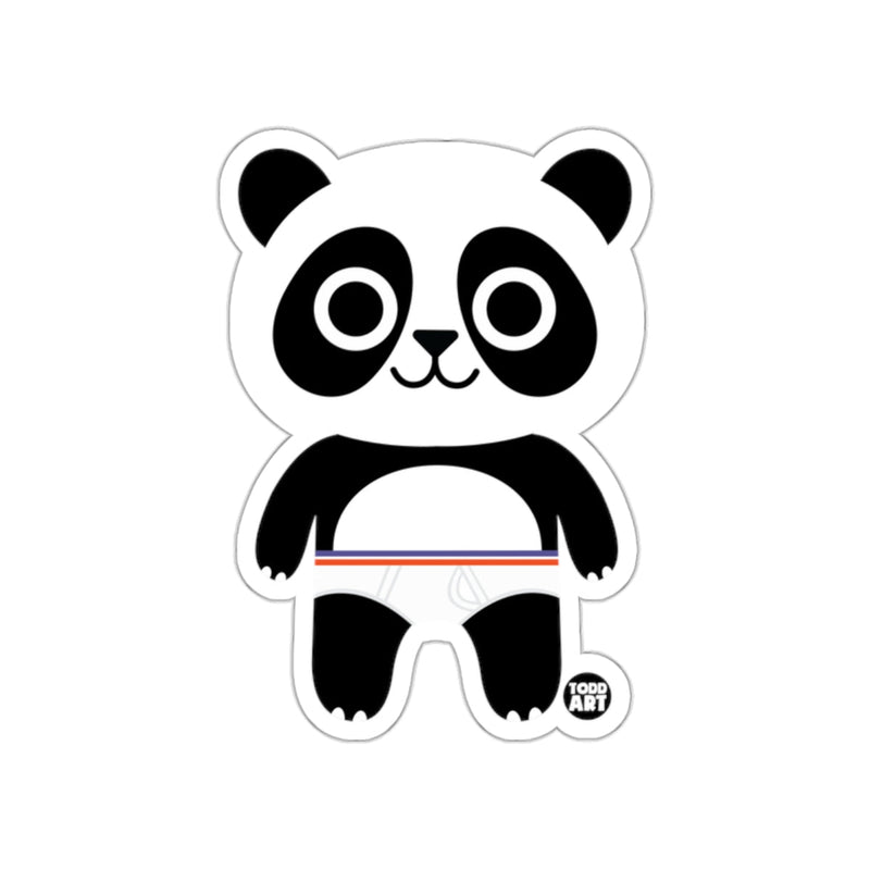 Load image into Gallery viewer, Adorable Todd Art Panda with Belt Sticker

