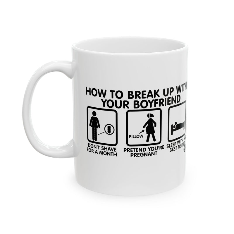 Load image into Gallery viewer, How To Break Up With Boyfriend Mug
