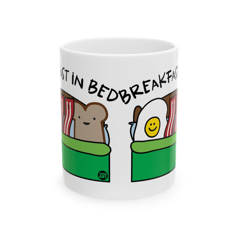 Load image into Gallery viewer, Breakfast in Bed Mug, Funny Mugs for Him, Sarcastic Mens Mug, Funny Coffee Mug Men
