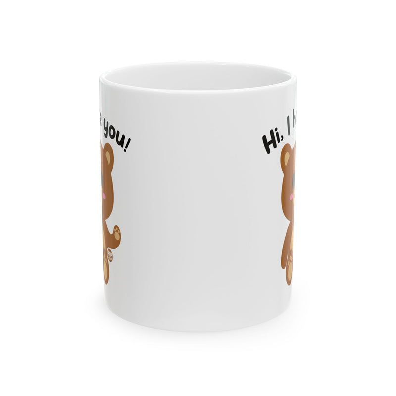 Load image into Gallery viewer, Hi I Hate You Bear Mug
