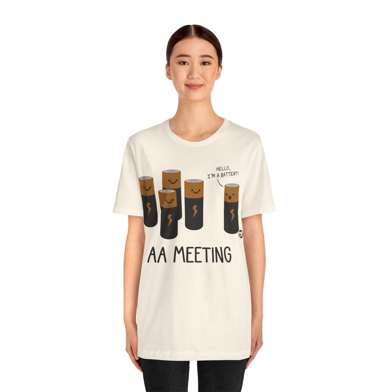 Load image into Gallery viewer, AA Meeting Unisex Tee
