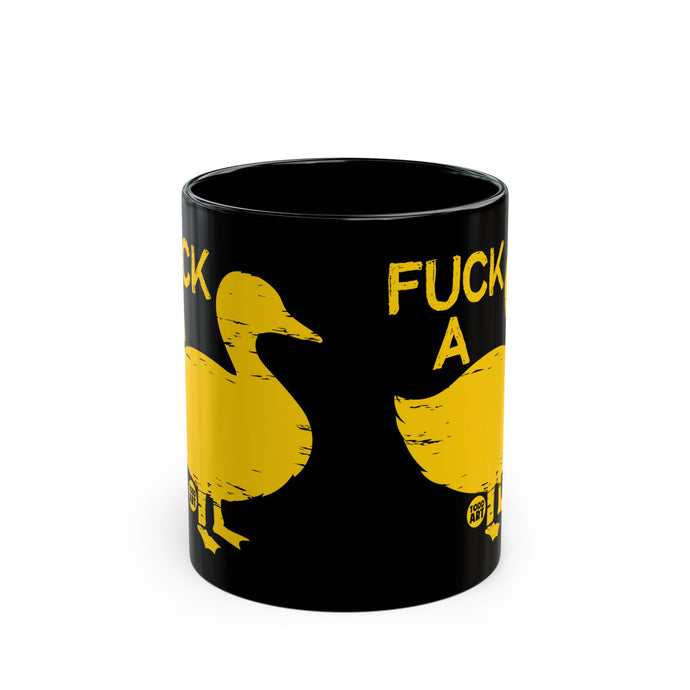 Fuck A Duck Mug, Funny Mugs for Him, Sarcastic Mens Mug, Funny Coffee Mug Men