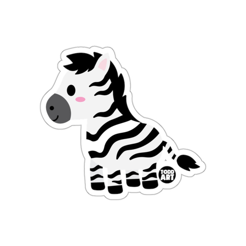 Load image into Gallery viewer, Adorable Cute Zebra Todd Art Cartoon sticker
