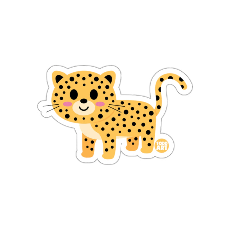 Load image into Gallery viewer, Cute Cartoon Leopard Sticker Animal Art Product
