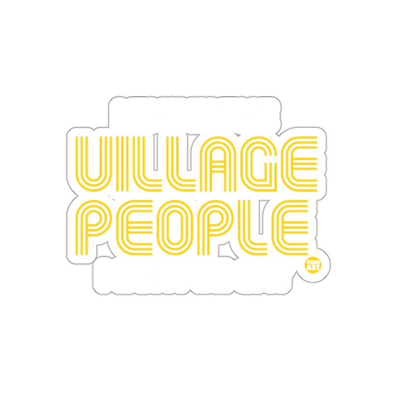 Load image into Gallery viewer, Village People Might Be Gay Graphic Sticker
