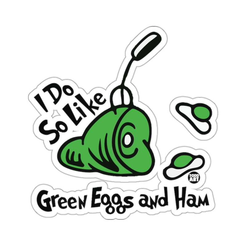 Load image into Gallery viewer, I Do So Like Green Eggs and Ham Dr Seuss sticker
