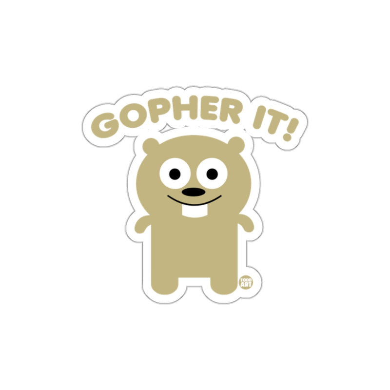 Load image into Gallery viewer, Cute Gopher It Design Sticker for Laptop Decor

