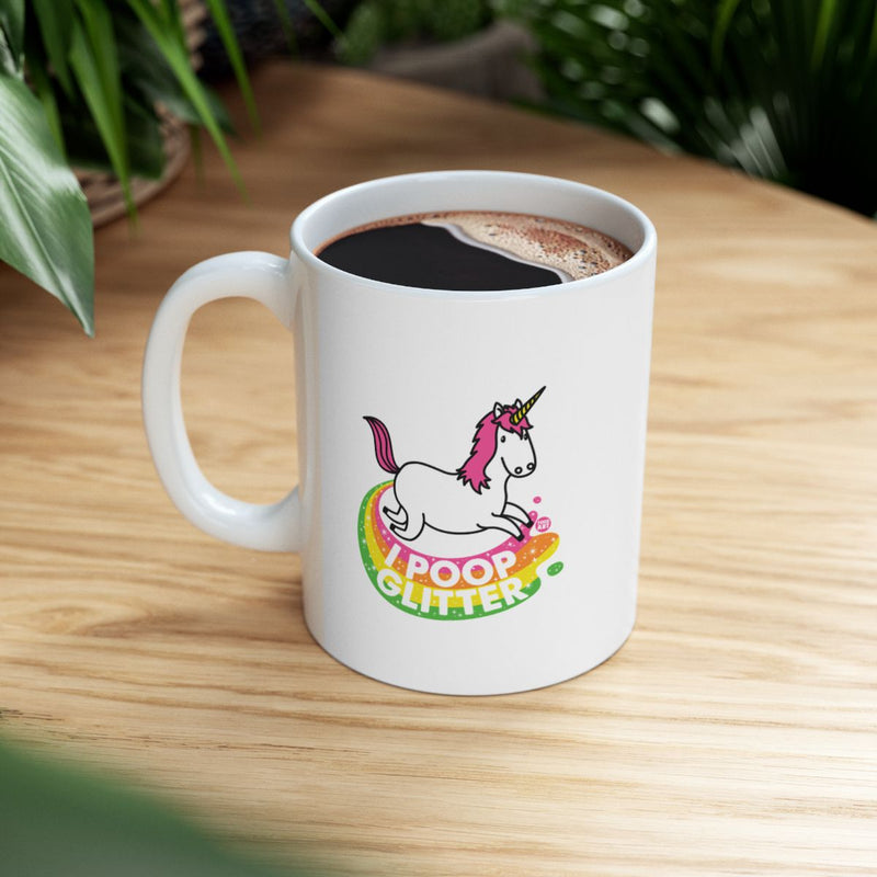 Load image into Gallery viewer, Unicorn Poop Glitter Coffee Mug for Fun Beverage Time
